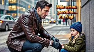 “Não estou perdida… Eu fugi”, disse a menina baixinho—e o milionário ficou estupefato com a verdade