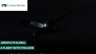 MY FIRST WIDEBODY FLIGHT, Cathay Pacific A350-1041 Flight from HKG to MNL [] Aerofly FS Global #13