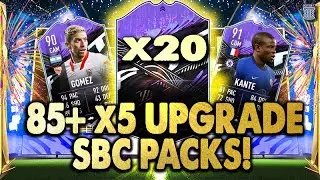 4 WHAT IF PLAYERS PACKED FROM X20 85+ x5 UPGRADE SBC PACKS! - FIFA 21 ULTIMATE TEAM