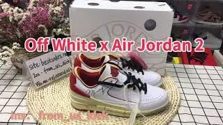 Unboxing Off White x Air Jordan 2, Reviews [from @from_us_kick]