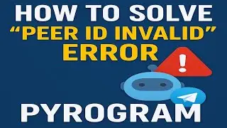 How to solve peer id invalid error in telegram bot (Pyrogram)  #glitchbytes #pubg #python