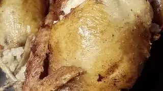 طريقه جميله لحشو الفراخ البلدى بخلطه الكبد والقوانص