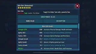 Bounty Hunters vs KRU First Order - SWGOH