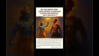 How Lord Vishnu&rsquo;s Sudarshan Chakra Created Rahu & Ketu #vishnu #naryan #krishna
