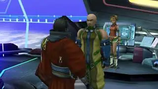 FINAL FANTASY X HD Remaster - Auron argues with Cid