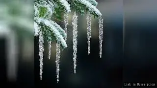 24 pieces of creative Christmas acrylic simulated icicles Christmas tree hanging decorations, suitab