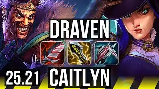 DRAVEN & Bard vs CAITLYN & Nami (ADC) | EUW Master | 25.21
