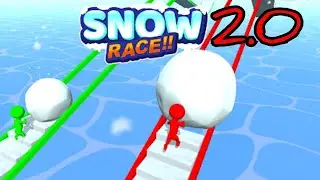 MAX LEVEL in Snow Race 2.0: Big Update! - Walkthrough Game Android,iOS