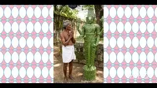 Art with coconut branch#art#coconut#hindudeity #venkateswara 