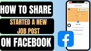 Как поделиться публикацией о новой работе на Facebook