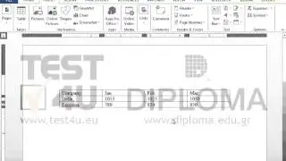 Insert a Microsoft Graph chart based on the data of the table (without linking between the data...