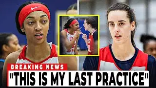 Angel Reese & Caitlin Clark GET INTO HEATED ARGUMENT — Reese WALKS OUT of Team USA Practice