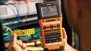 Rotuladora PT-E550WVP industrial profesional con USB y WiFi.