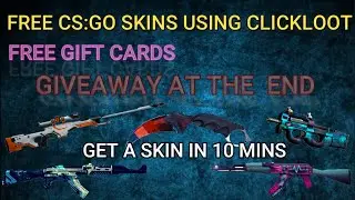 FREE CS:GO SKINS/FREE GIFT CARDS (WORKING SINCE 2017-TILL DATE) FREE  SKIN GIVEAWAY AT THE END