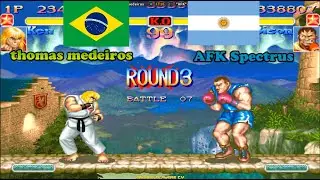 슈퍼 스트리트 파이터 2 터보 ➤ thomas medeiros (Brazil) vs AFK Spectrus (Argentina) Super Street Fighter 2 Turbo