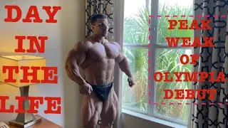 يوم في حياتي قبل اول اولمبيا ليا| Peak Weak of Olympia Debut