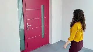 DOMADECO LIM - Современный и минималистичный дизайн алюминиевой входной двери #frontdoor #aluminiumdoor