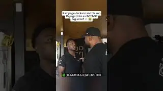 Rampage Jackson and his son Raja get into an INTENSE argument #rampagejackson #rampage #n3on #shorts