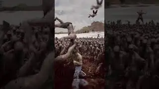 Chuck Norris VS 10,000 Zombies | UEBS 2 #chucknorris #legend #zombie #uebs2