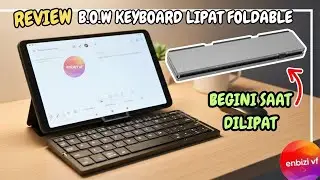 Review B.O.W Keyboard Lipat Foldable Bluetooth Silent Keys