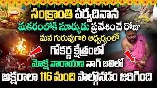 గోకర్ణ క్షేత్రంలో మోక్ష నారాయణ నాగ్ బలి | Sankranthi Special Pooja | Moksha Narayana Nag Bali