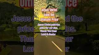 Jesus Christ paid the Ultimate Price for our sins. #god #jesuschrist #price #hopeofheaven #salvation