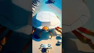 The Gigantic Albino: Crab or Turtle #youtubeshorts #shorts #animals #games #awareness