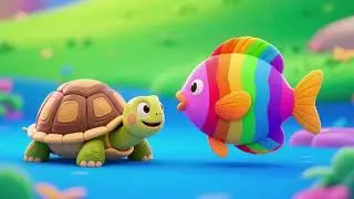 Tortoise and the Rainbow Fish | Nursery Rhymes & Kids Songs 🐢🐟🌈🎵