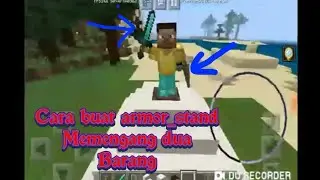 Cara buat armor_stand memegang dua barang
