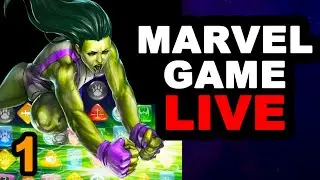 MCU Marvel Puzzle Quest LIVE!! - Gameplay Walkthrough No Commentary