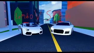 Lamborghini Aventador VS Audi R8 (jailbreak ROBLOX)