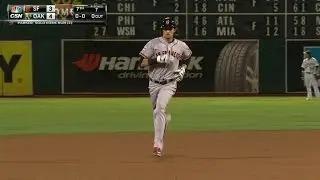 SF@OAK: Parker launches a monster solo shot to center