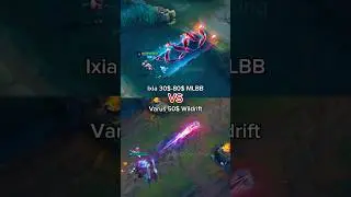 ixia metro zero vs varus #wildrift #mlbb