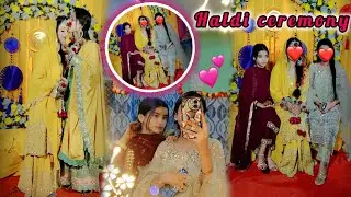 HALDI CEREMONY{💍💛} APPI AUR MENE KI GHAR KE LIYE SHOPPING [🛍️🎀]