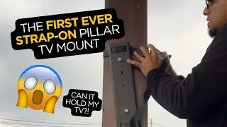 No-Drill Strap-On TV Mount for Temporary Outdoor Setups 🌳📺 | ZeboZap Installation Guide | ZeboZap