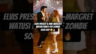 Elvis Presley & Ann-Margret Watusi Dance-Off Zombie Sock Hop 😳🔥 #shorts #viral #elvispresley