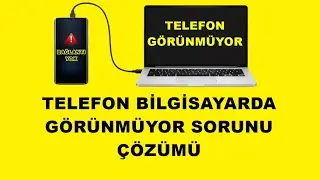 Bilgisayar Telefonu G&ouml;rm&uuml;yor Sorunu &Ccedil;&ouml;z&uuml;m&uuml; | Telefon PC'de G&ouml;r&uuml;nm&uuml;yor Problemi &Ccedil;&ouml;z&uuml;m&uuml; | PC Telefon