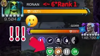Ronan 6* rank 1 vs Gorr | The crucible