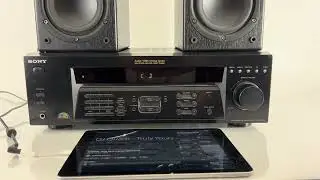 Sony STR DE185 Audio Video High Power Amplifier Stereo Receiver - READ!