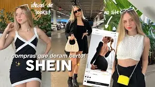 COMPRAS NA SHEIN que deram certo! | looks para faculdade e para sair