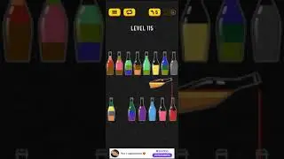 Water Sort Puzzle 115 level Walkthrough | Прохождение