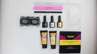 10mins become a manicurist with BURANO poly gel nail set extension builder gel