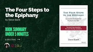 The Four Steps to the Epiphany by Steve Blank  Book Summary Under 5 Minutes