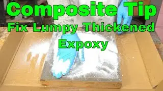 Composite Tips: Sifting Cap-o-sil for lump free Thickened Epoxy