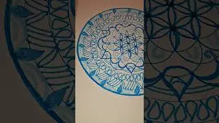 At a crossroads🩵💙🩵На перепутии🩵💙🩵#shorts#jantra #mandala #art