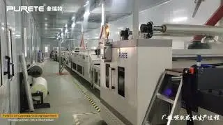 Super Matt + High gloss combined UV Coating Line for Melamine faced boards finishing