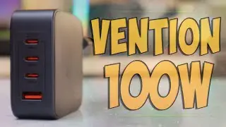 Vention 100W Gan Обзор зарядного устройства - Заряжаем все быстро!
