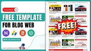 🚀GeneratePress Theme Customization With Free Template