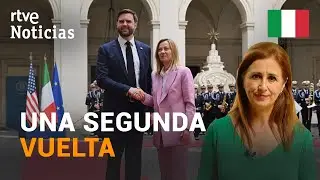 ITALIA: MELONI recibe a VANCE en Roma tras escenificar su BUENA SINTONÍA con TRUMP | RTVE