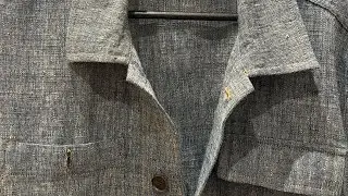 Custom Chore Jacket in Natural Indigo